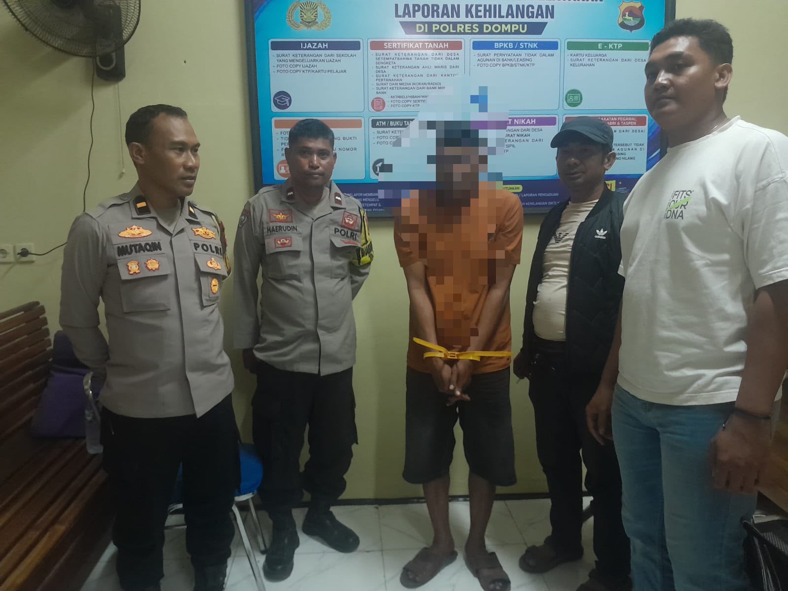 Respons Cepat Polsek Woja, Terduga Pelaku Penganiayaan Berat Berhasil Diamankan Beberapa Jam Setelah Laporan Warga. Dompu, 4 Juli 2026.