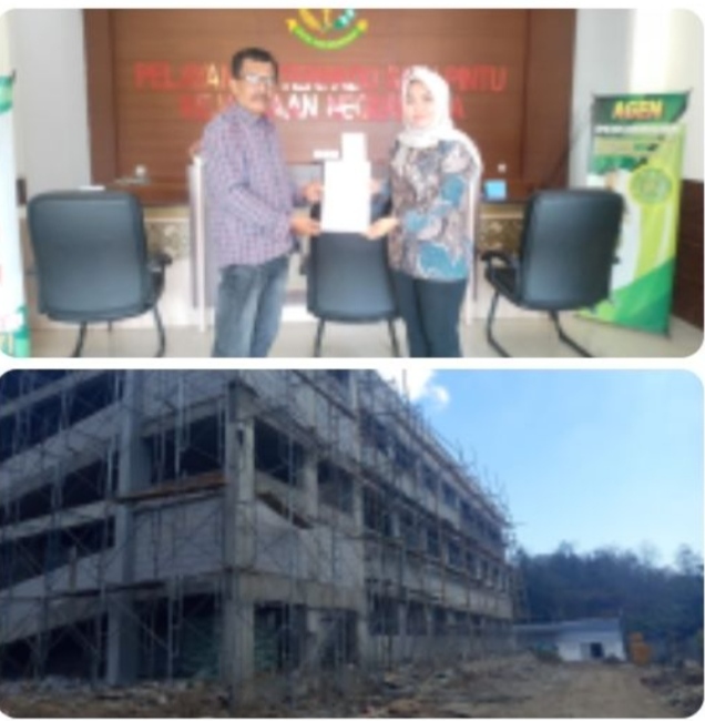 Proyek Pembangunan Gedung Rawat Inap RSUD Kota Bima Mangkrak Alias Gagal Total. Rabu, 01 Juli 2026.